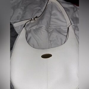 Brand new white leather bag